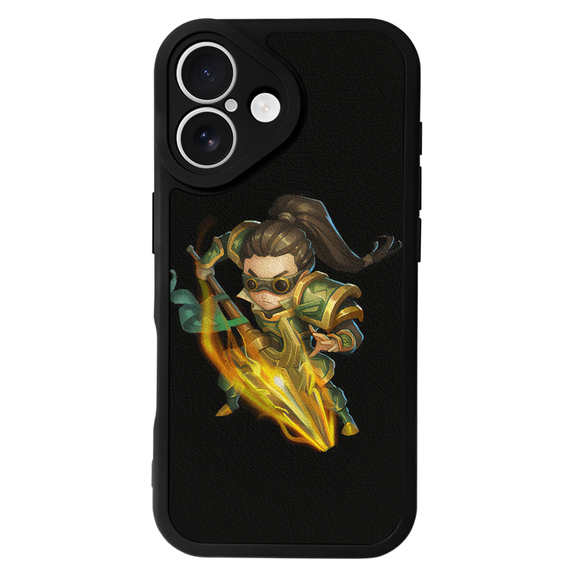 リーグ・オブ・レジェンド League of Legends LOL 【iPhone 16シリーズ対応】シリコンスマホケース（レザー調） 材質：シリコン